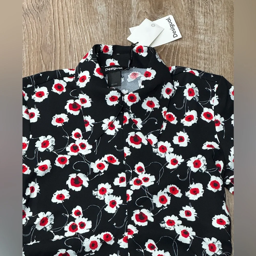 Desigual Short Floral Shirt Dress